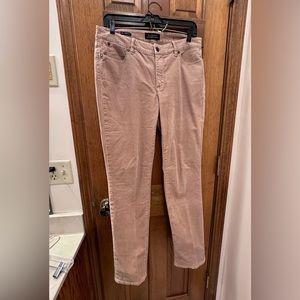 TALBOTS FLAWLESS FIVE POCKET TAN/BEIGE STRAIGHT CORDUROY SIZE 6